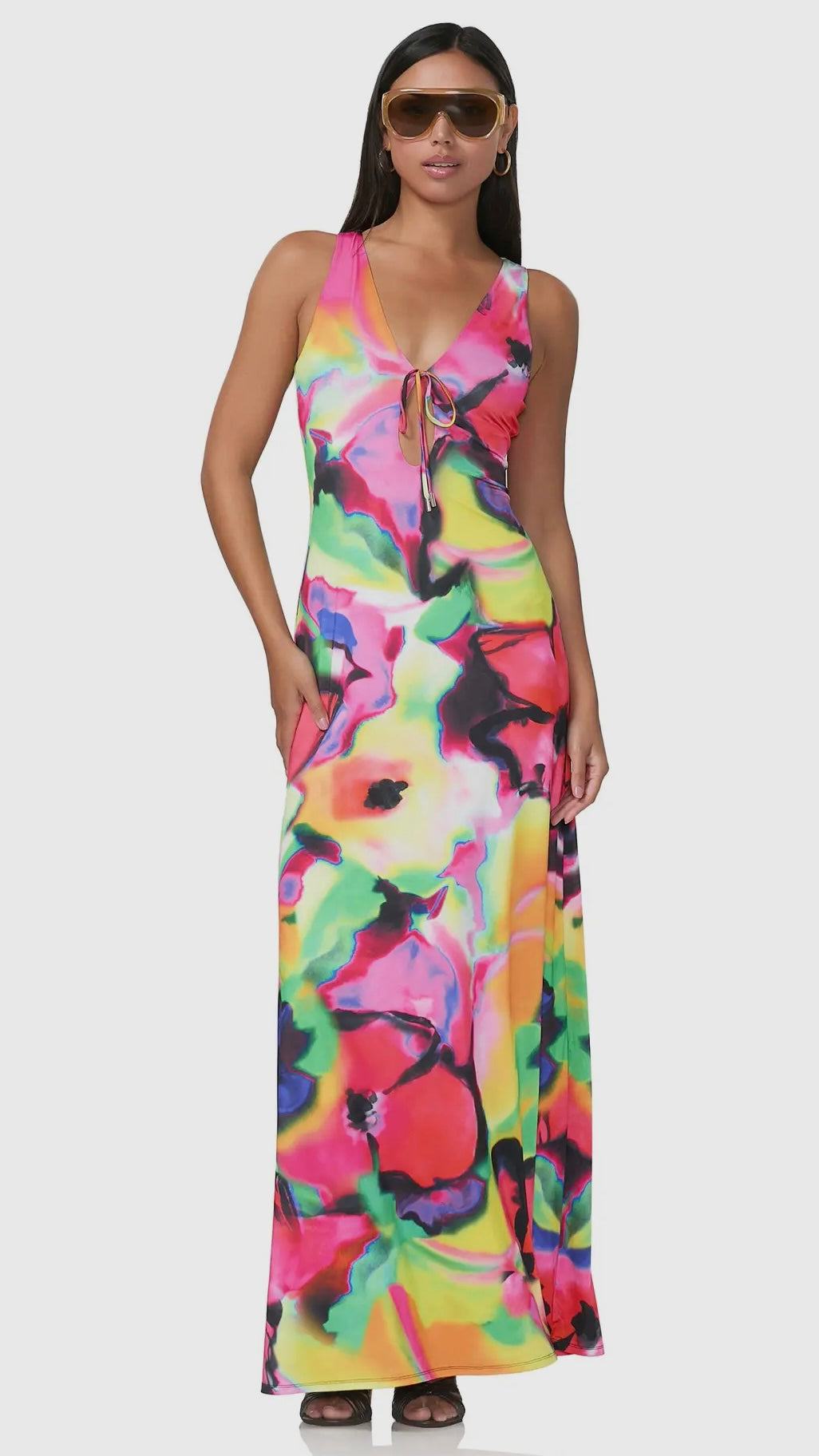 Selena Maxi Dress - Spray Floral